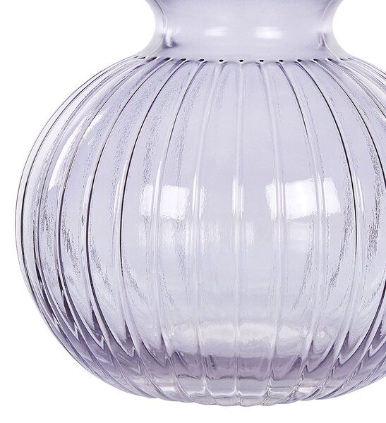 Virágtartó váza THETIDIO Üveg 26 cm Lila