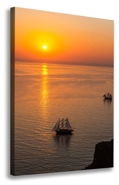 Vászon nyomtatás Sunset tengeren