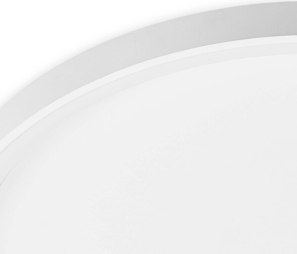 Arcchio Vivy LED mennyezeti világítás, Ø 58 cm, fehér, fém, dimmelhető, Fehér / opál, Konyha, fém, Modern