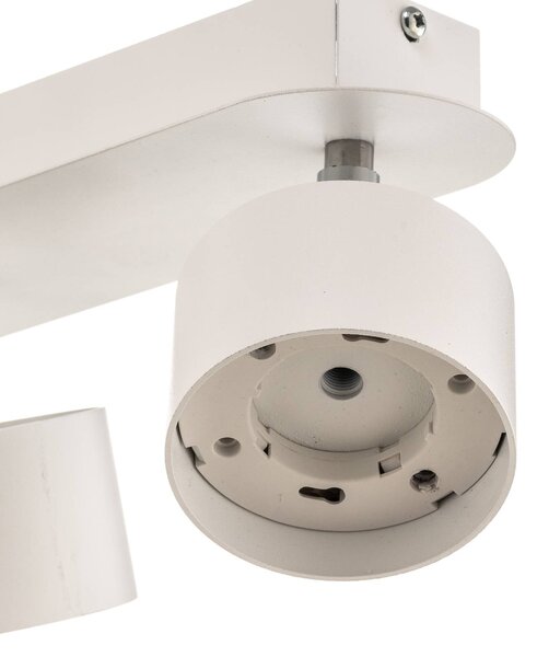 Eko-Light Cloudy mennyezeti spotlámpa, 5 izzós, fehér, dimmelhető, Fehér / opál, Nappali / Étkező, fém, Modern