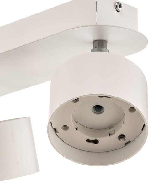 Eko-Light Cloudy mennyezeti spotlámpa, 5 izzós, fehér, dimmelhető, Fehér / opál, Nappali / Étkező, fém, Modern