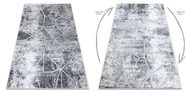 Modern MEFE szőnyeg 2783 Márvány - Structural két szintű gyapjú szürke