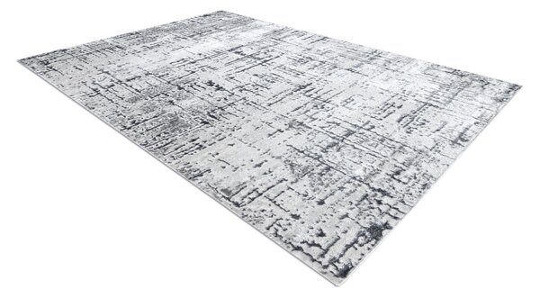 Modern MEFE szőnyeg 8722 Vonalak vintage - Structural két szintű gyapjú szürke / fehér