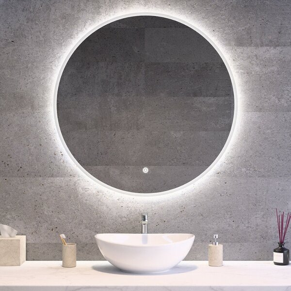 Kerek Led tükör Ø80cm Welland Alpha | Fényerő + színhőfok állítás
