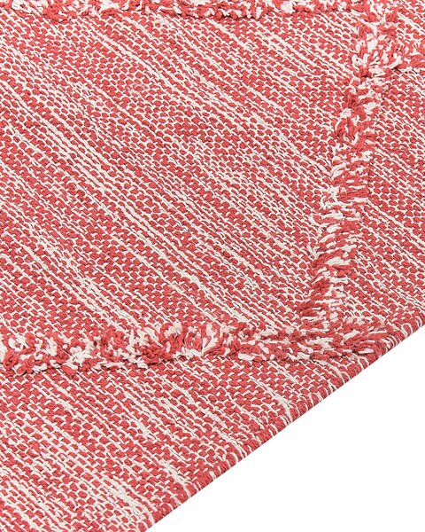Szőnyeg NIGDE Piros 80 x 150 cm Pamut