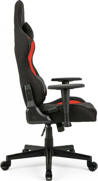 Gamer szék SENSE7 Spellcaster szövet fotel, fekete-piros