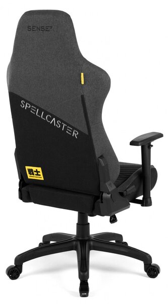 Gamer szék SENSE7 Spellcaster szövet fotel Senshi Edition XL szürke