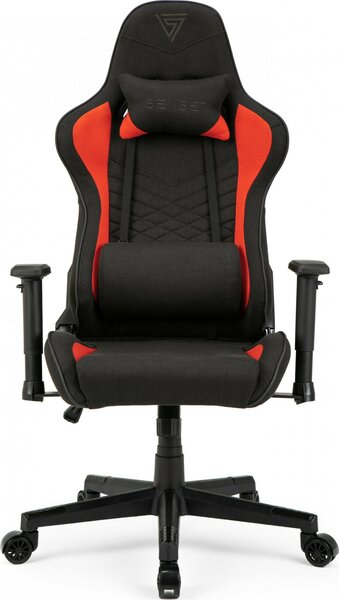 Gamer szék SENSE7 Spellcaster szövet fotel, fekete-piros