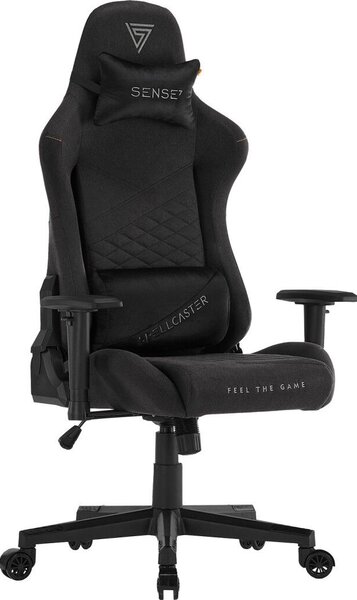 Gamer szék SENSE7 Spellcaster szövet fotel Senshi Edition fekete