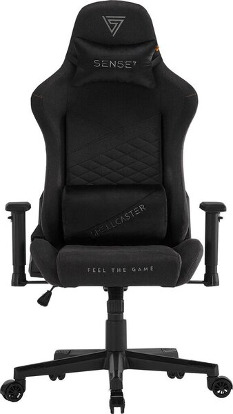 Gamer szék SENSE7 Spellcaster szövet fotel Senshi Edition fekete