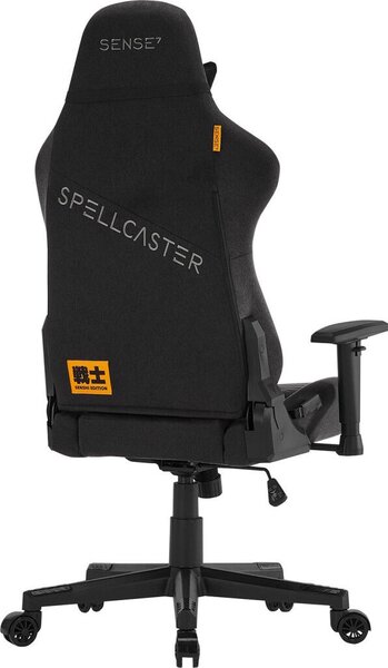 Gamer szék SENSE7 Spellcaster szövet fotel Senshi Edition fekete