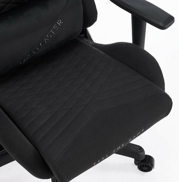 Gamer szék SENSE7 Spellcaster Senshi Edition nagy méret XL fotel, fekete szövet