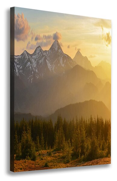 Vászon nyomtatás Sunset hegy