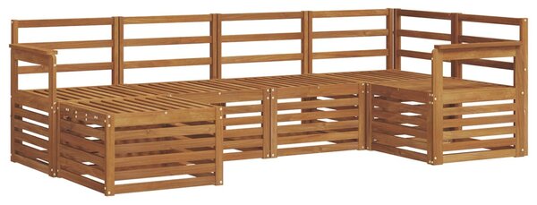 VidaXL Szegmentált kanapé szett 6 pcs Természetes