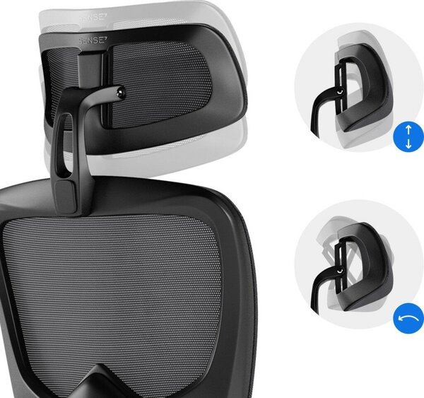 SENSE7 Veno ergonomikus irodai forgószék fekete