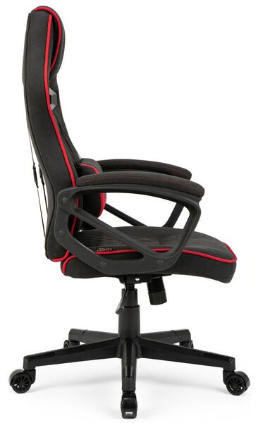 Gamer szék SENSE7 Knight, fekete és piros