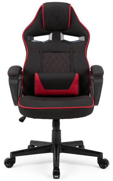 Gamer szék SENSE7 Knight, fekete és piros