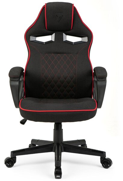 Gamer szék SENSE7 Knight, fekete és piros