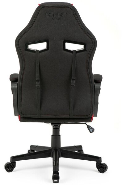 Gamer szék SENSE7 Knight, fekete és piros