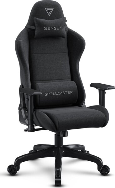 Gamer szék Spellcaster FUKU fotel, fekete szövet