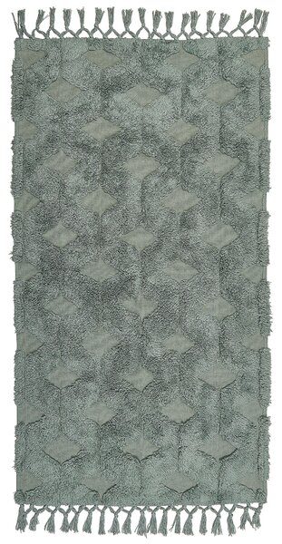 Szőnyeg KARS Zöld 80 x 150 cm Pamut