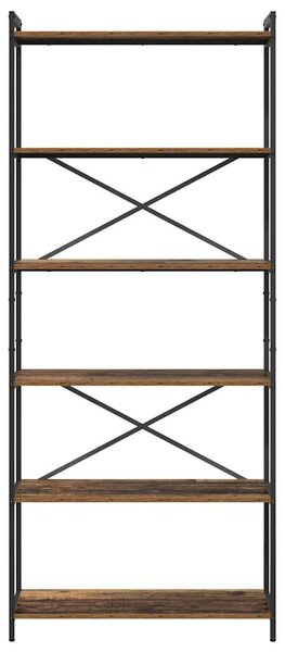 VidaXL Könyvespolc Régi fa 80 x 30 x 189,5 cm Faanyag