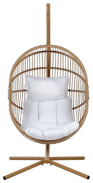 Függőszék állványzattal ACRI PE Rattan Bézs