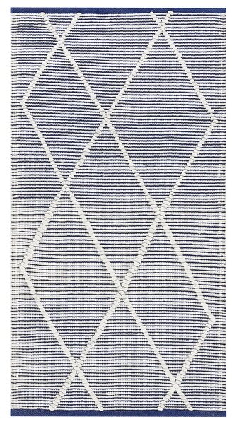 Szőnyeg SYNOPA Kék 80 x 150 cm Pamut