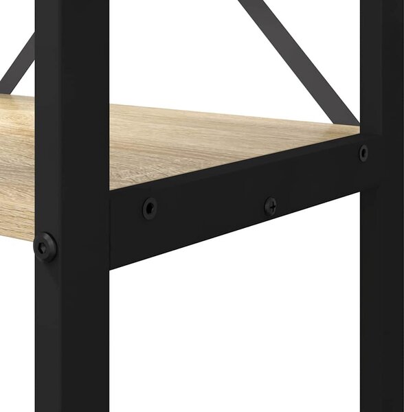 VidaXL Könyvespolc Sonoma tölgy 80 x 30 x 189,5 cm Faanyag