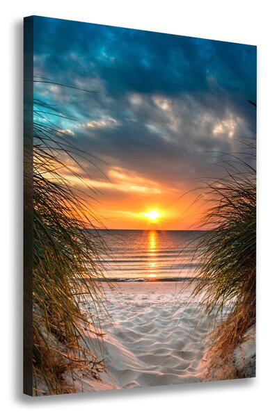 Vászon nyomtatás Sunset tengeren