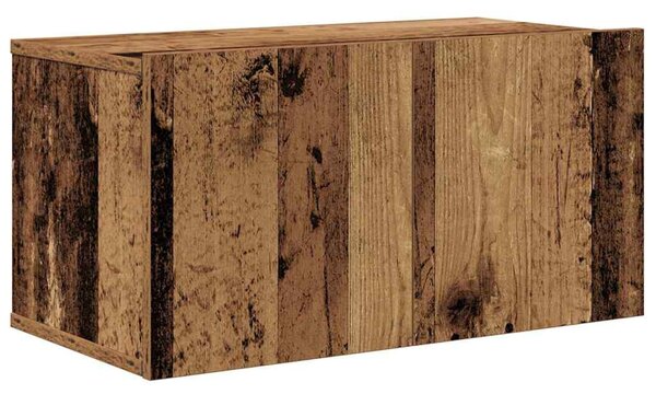 TV szekrény garnitúra 4 pcs Régi fa 30.5 x 30 x 90 cm Faanyag