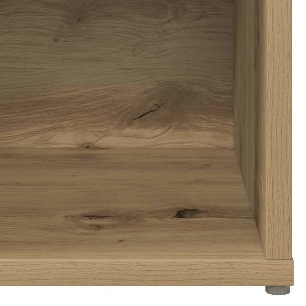 TV szekrény 4 pcs kézműves tölgy 37 x 35 x 107.5 cm Műanyag Fa