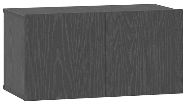 TV szekrény garnitúra 6 pcs Musta tammi 60 x 30 x 30 cm Faanyag