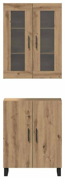 Magasfiú kézműves tölgy 69.5 x 34 x 90 cm Faanyag