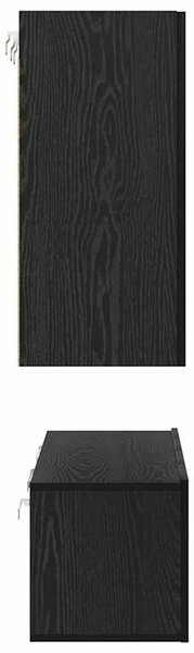 TV szekrény garnitúra 6 pcs Musta tammi 60 x 30 x 30 cm Faanyag