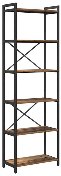 VidaXL Könyvespolc Régi fa 60 x 30 x 189,5 cm Faanyag