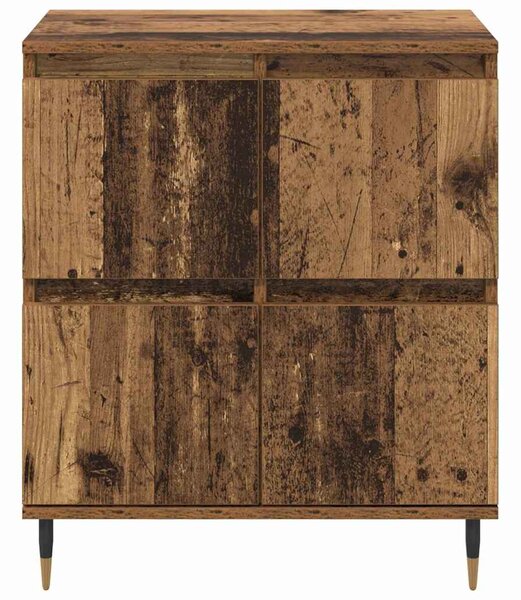 Oldalszekrények 2 pcs Régi fa 120 x 35 x 70 cm Faanyag
