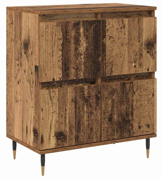Oldalszekrények 2 pcs Régi fa 120 x 35 x 70 cm Faanyag