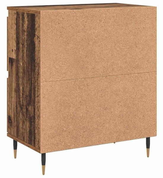 Oldalszekrények 2 pcs Régi fa 120 x 35 x 70 cm Faanyag