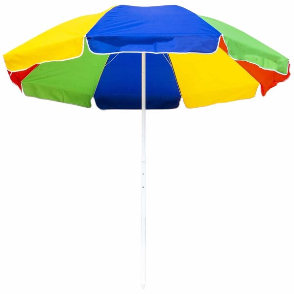 Több színű napernyő, 300 cm átmérő, állítható magasság 260 cm, 33 mm-es oszlop