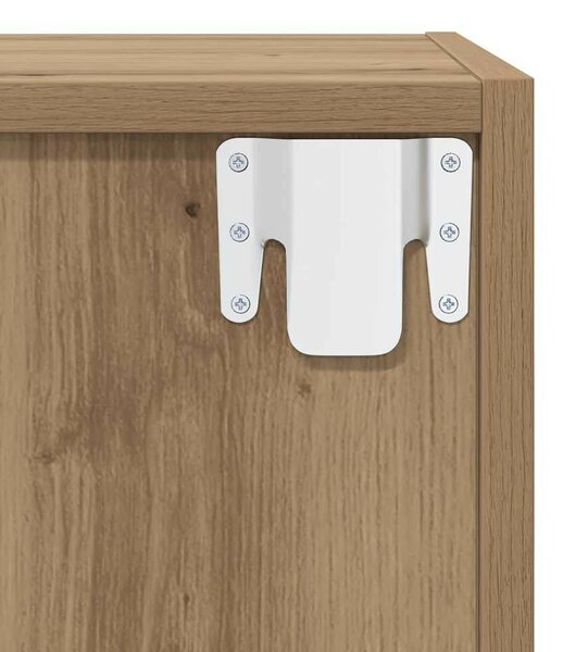 TV szekrény garnitúra 2 pcs kézműves tölgy 37 x 37 x 142.5 cm
