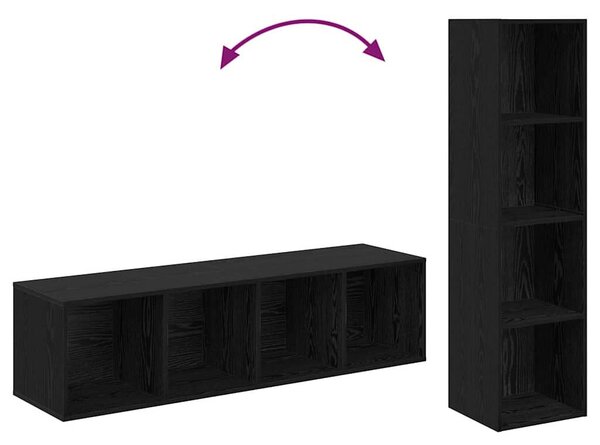 TV szekrény garnitúra 2 pcs Musta tammi 37 x 37 x 142.5 cm