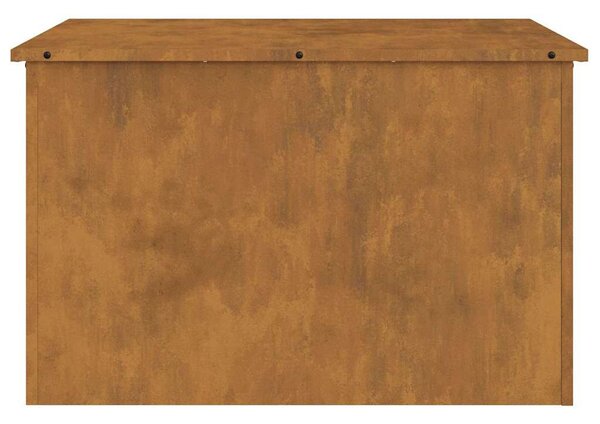 Kültéri Tároló Doboz Barna 80 x 50.5 x 50 cm időjárásálló acél