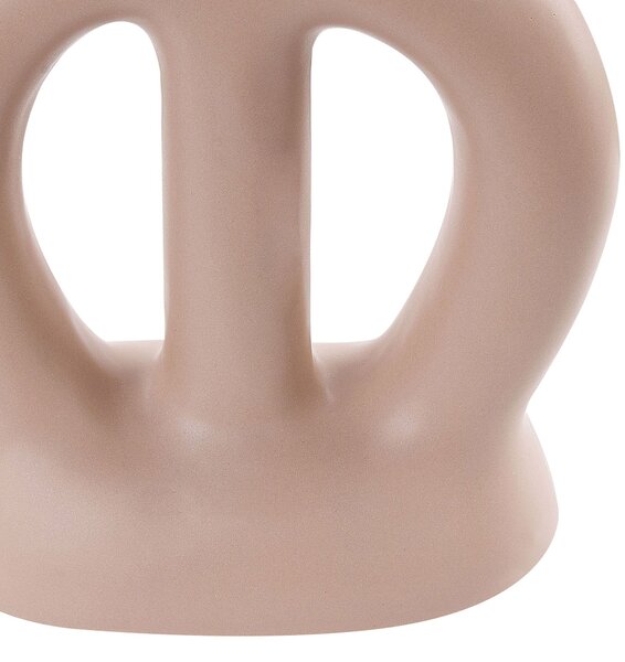 Virágtartó váza KOZANI Kerámia 28 cm Homokbézs
