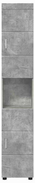 Fürdőszoba Székény TULUM Beton szürke 37 x 31,5 x 203 cm