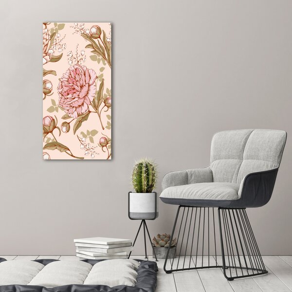 Akril üveg kép Peonies