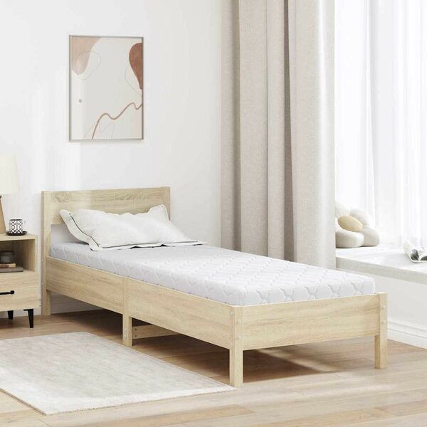Matrac Kókuszréteggel Fehér 200 x 80 cm PU hab