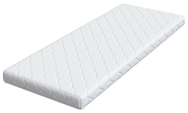 Matrac Kókuszréteggel Fehér 200 x 80 cm PU hab