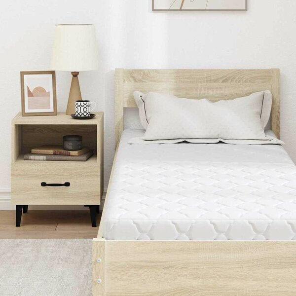 Matrac Kókuszréteggel Fehér 200 x 80 cm PU hab