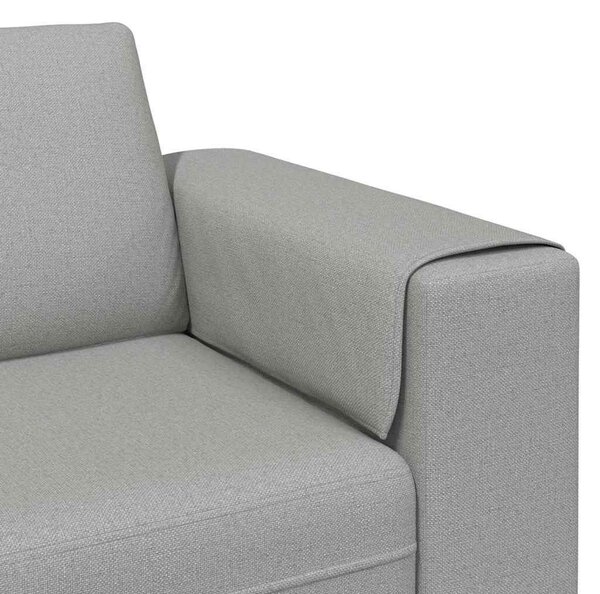Kanapé Szett 3 pcs Felhős szürke szövet